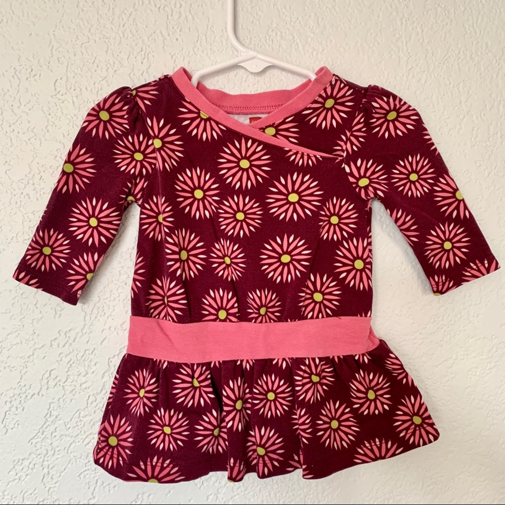 Tea Collection 3-6 Month Floral Wrap Dress